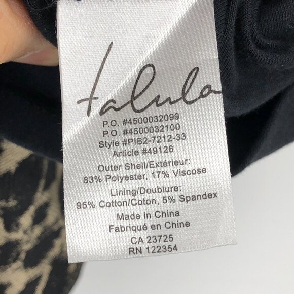 Aritzia Talula Black & Bronze Abstract Patterned Flared Mini Skirt size 2 - Picture 5 of 12